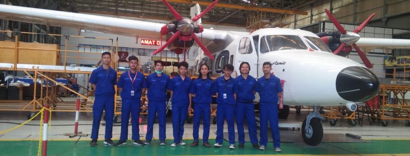 Program Studi Teknik Mesin melakukan kunjungan ke PT. Dirgantara Indonesia